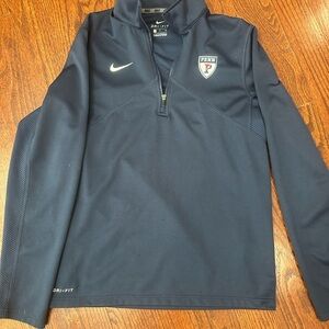University of Pennsylvania Nike Dark Blue Quarter-Zip Pullover size small
